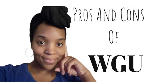 wgu pros and cons